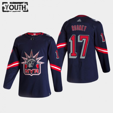 Camisola New York Rangers Kevin Rooney 17 2020-21 Reverse Retro Authentic - Criança